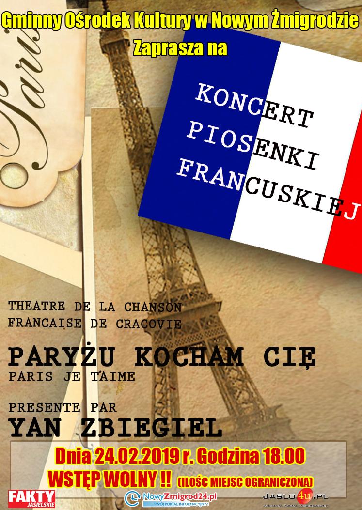 Koncert Piosenki Francuskiej w GOK-u