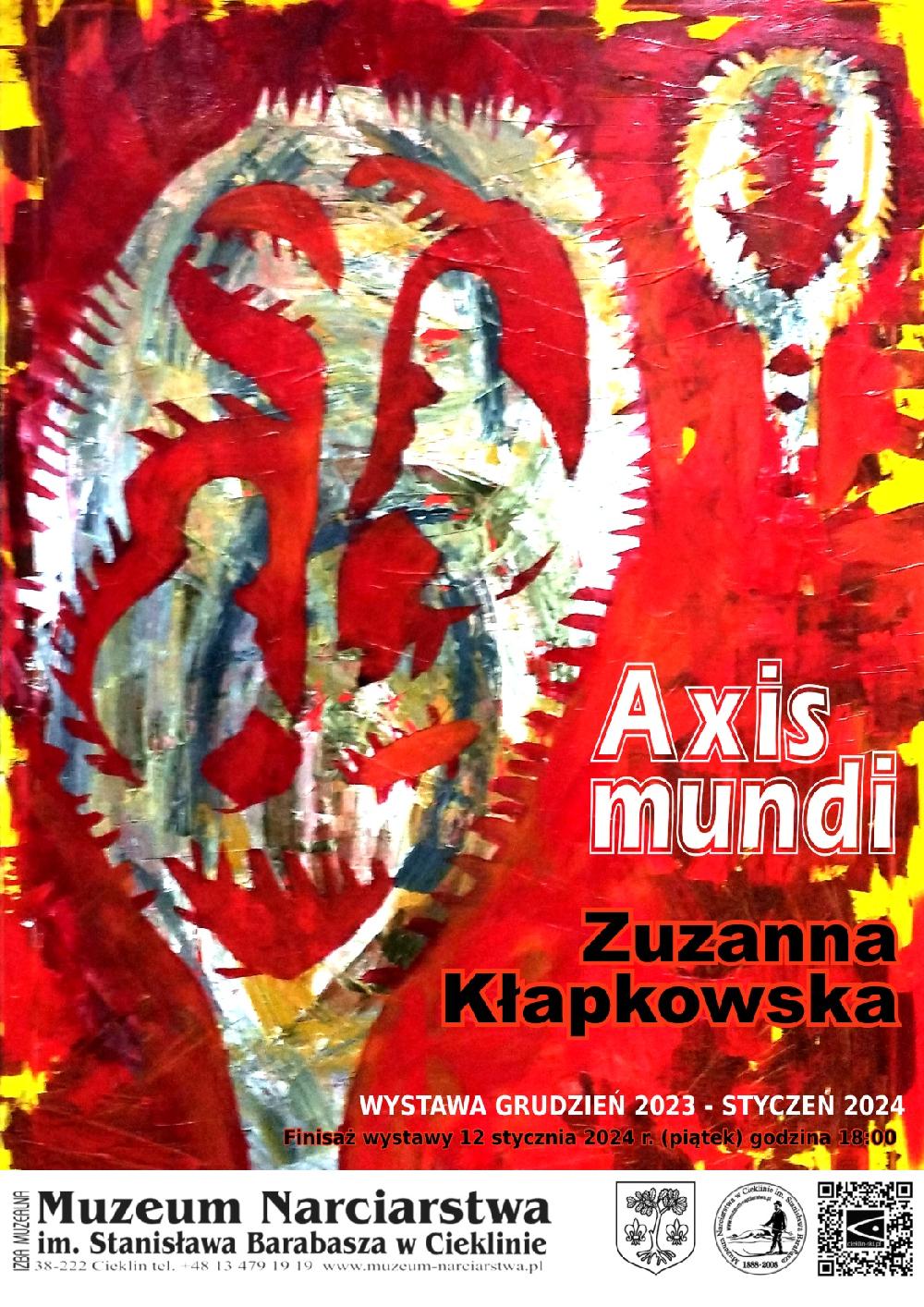 Wystawa malarstwa pt. „Axis mundi” Zuzanny Kłapkowskiej Wystawa malarstwa pt. „Axis mundi” Zuzanny Kłapkowskiej