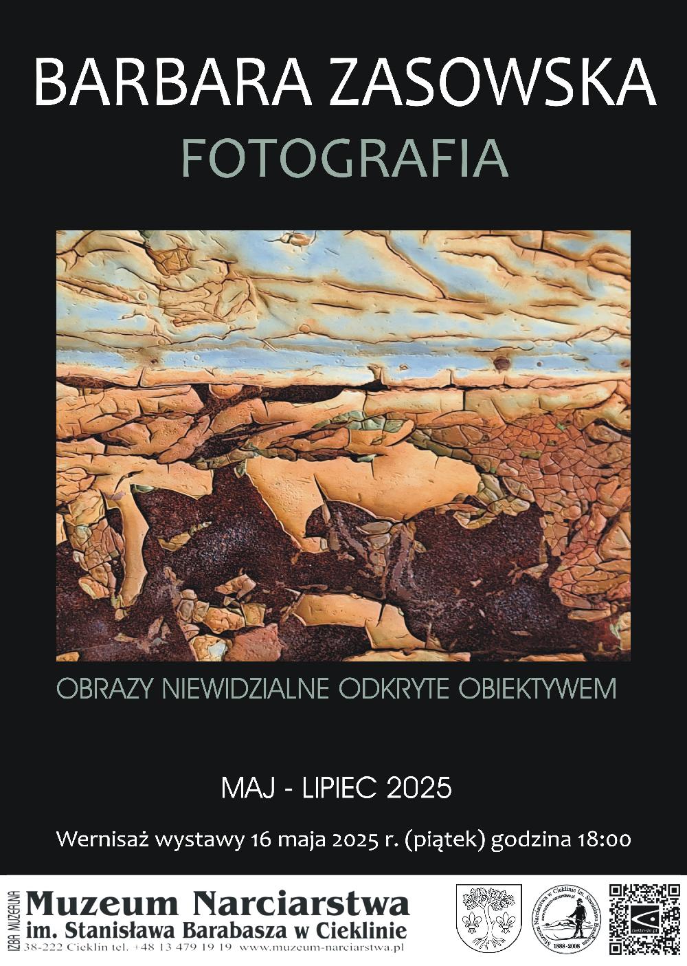 Zaproszenie na wernisaż wystawy fotografii Barbary Zasowskiej