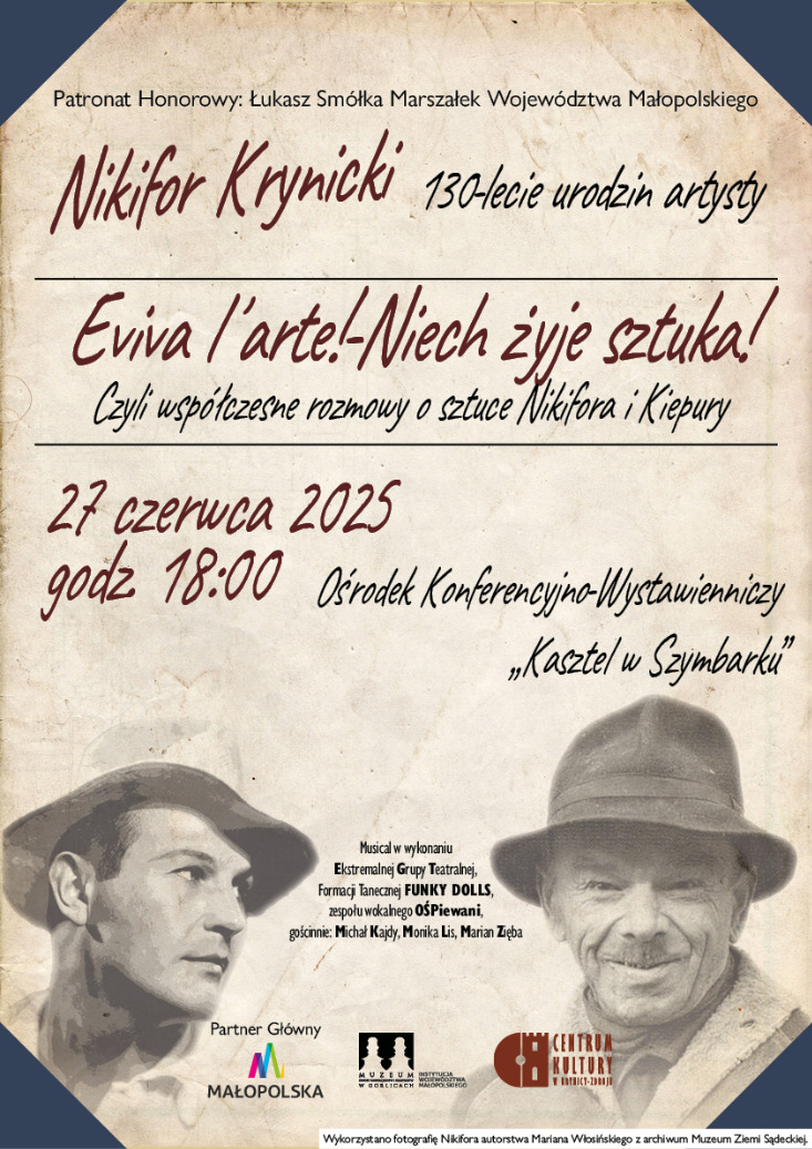 SPEKTAKL „EVIVA L„ARTE! - NIECH ŻYJE SZTUKA!” w 130 ROCZNICĘ URODZIN NIKIFORA