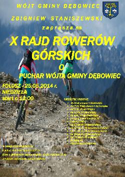  X Rajd rowerów górskich - Folusz